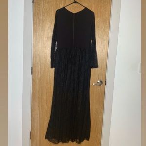 Black lace dress